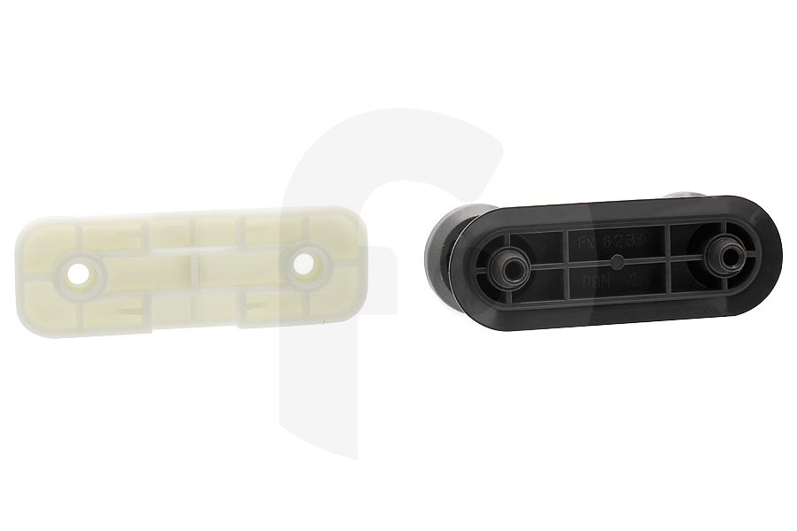 Hotpoint-ariston Lavavajillas Rueda de guía de la cesta (soporte de riel) de la cesta superior (rejilla superior) para Indesit y otros lavavajillas 627134, C00627134