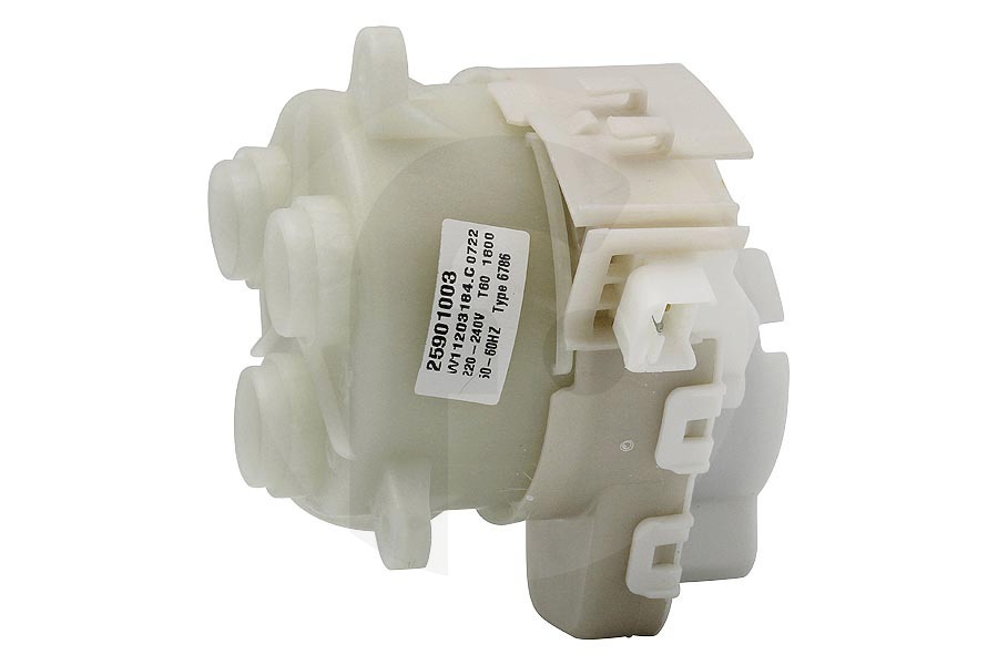 Hotpoint-ariston Lavavajillas Distribuidor de agua (válvula de retención, válvula de tres vías) del brazo aspersor para Indesit y otros lavavajillas 525113, C00525113