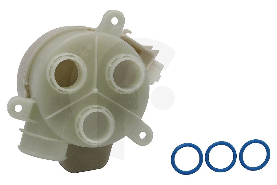 Whirlpool Lavavajillas Distribuidor de agua (válvula de retención, válvula de tres vías) del brazo aspersor para Indesit y otros lavavajillas 525113, C00525113 adecuado para entre otros EDIF66B1EU, DIFP28TH9ALEU, WIO3T332P