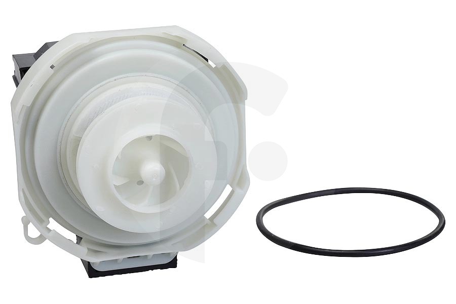 Whirlpool 731573, C00731573 Lavavajillas Bomba de circulación (bomba de calor) incl. junta para Indesit y otros lavavajillas C00731573, 731573 adecuado para entre otros 5VT8X00EWE, AFC2C24, BBC3C26X