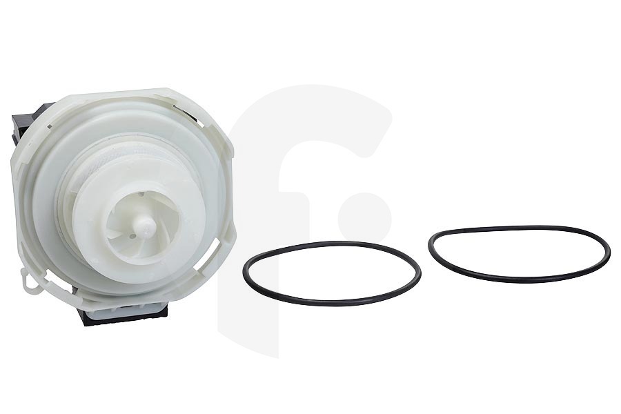 Whirlpool Lavavajillas Bomba de circulación (bomba de calor) incl. junta para Whirlpool y otros lavavajillas 731573, C00731573 adecuado para entre otros 5VT8X00EWE, AFC2C24, BBC3C26X