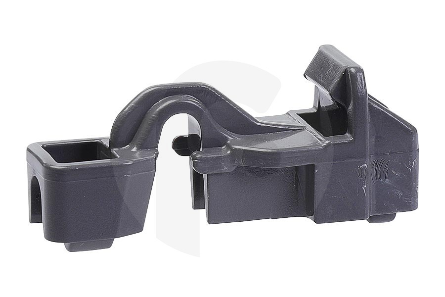 Whirlpool Inserto de cojinete (clip de fijación) de la cesta inferior para Whirlpool y otros lavavajillas 624895, C00624895 adecuado para entre otros BCIC3C26E, BBC3C26X, WCIO3O32PE