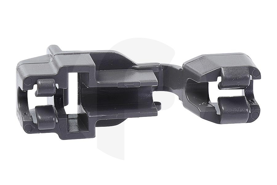 Bauknecht Lavavajillas Inserto de cojinete (clip de fijación) de la cesta inferior para Whirlpool y otros lavavajillas 624895, C00624895