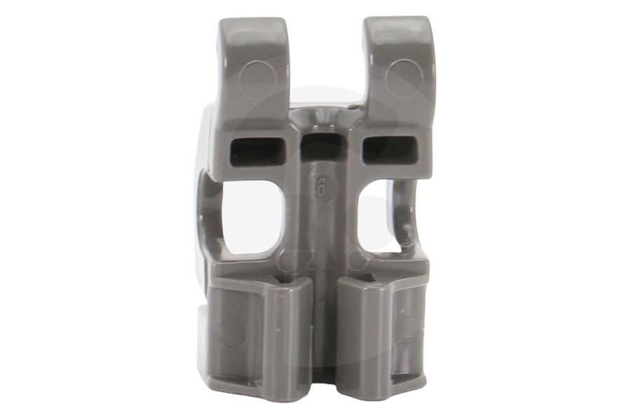 Whirlpool Lavavajillas Soporte (abrazadera) para inserto portaplatos cesta superior 20x16x31mm para Whirlpool y otros lavavajillas 481010453550