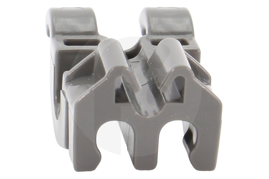 Whirlpool Lavavajillas Soporte (abrazadera) para inserto portaplatos cesta superior 20x16x31mm para Whirlpool y otros lavavajillas 481010453550