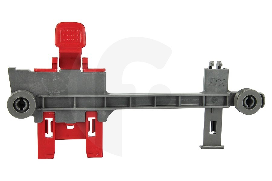 Whirlpool Lavavajillas Regulador de altura (riel, guía) de la cesta superior (rejilla superior) derecho para Whirlpool y otros lavavajillas 533262, C00533262 adecuado para entre otros WFE2B16, WCIC3B16, WUIE2B19