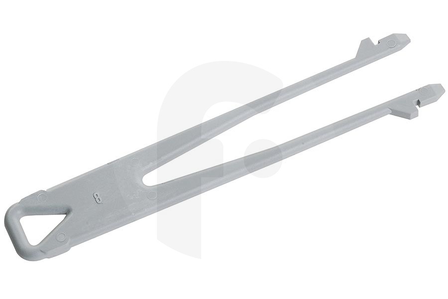 Bauknecht Lavavajillas Cierre de puerta (plástico-gris-) lavavajillas 481240118416 adecuado para entre otros ADP9031, ADG342S, ADG993