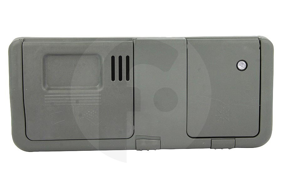 Whirlpool Lavavajillas Dosificador de detergente (unidad detergente) completo incl. abrillantador para Whirlpool y otros lavavajillas 481010602585 adecuado para entre otros ADP500WHS, ADG7433IX, GSX61307A