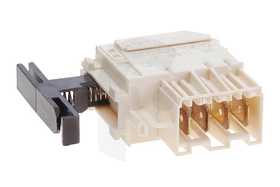 Whirlpool 481227618495 Lavavajillas Interruptor (on/off 4 contactos) lavavajillas  adecuado para entre otros ADP8300, ADG644WH