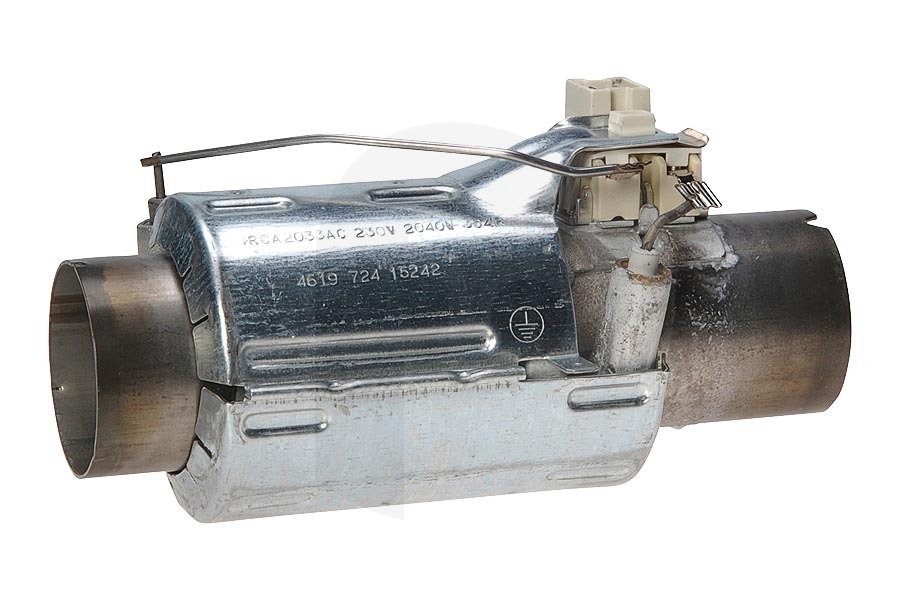 Bauknecht Lavavajillas Resistencia (2040W -cilindro- elemento calefactor) lavavajillas 484000000610 adecuado para entre otros GSF4862, GSF5344