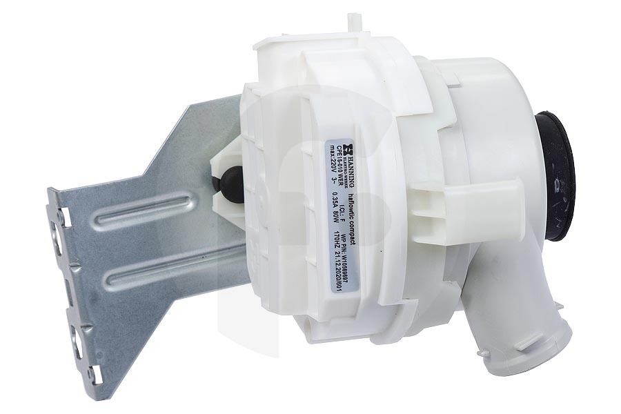 KitchenAid Lavavajillas Bomba de circulación (bomba de desagüe) completa para Whirlpool y otros lavavajillas 481010622622
