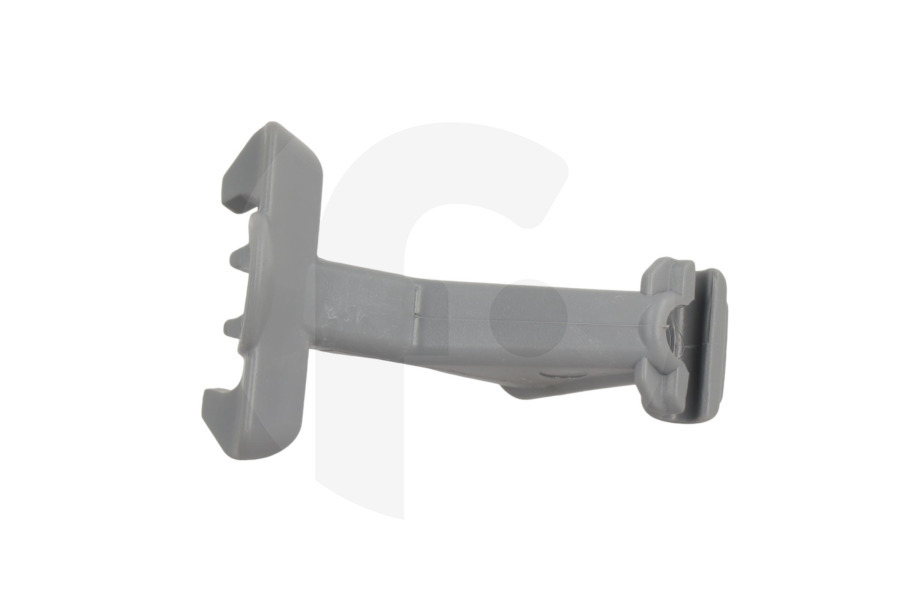 ASKO Lavavajillas Abrazadera de fijación del portaplatos en la cesta inferior (rejilla inferior) para Pelgrim y otros lavavajillas 555551 adecuado para entre otros GVW792ONY, VA98211QT, V1101RVS