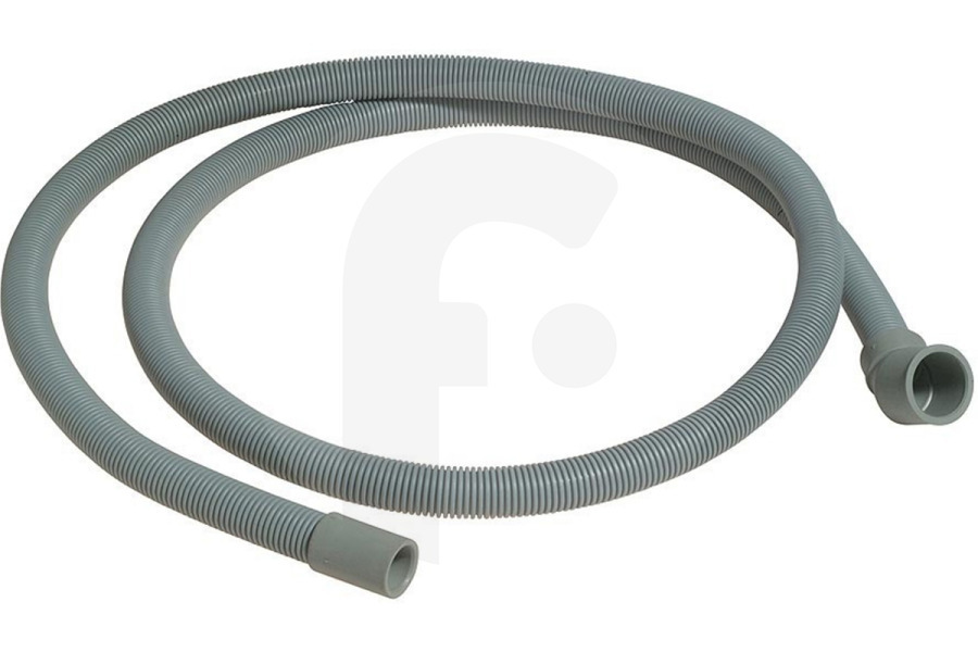 Bauknecht 758973067 Smeg tubo de evacuación (tubo) 28x18mm en ángulo 2 metros lavavajillas 758971783 adecuado para entre otros L = 190