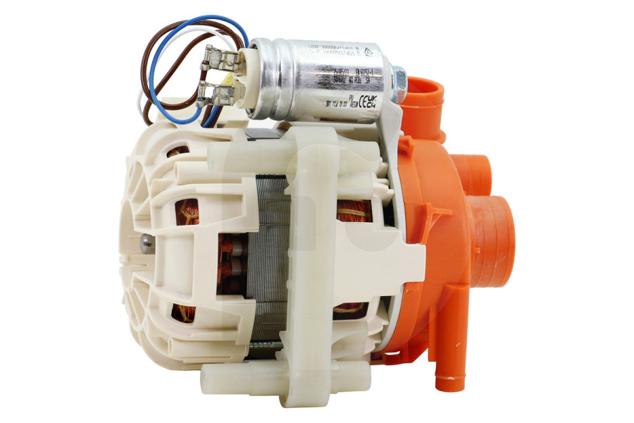 Smeg Lavavajillas Smeg Bomba de circulación (bomba de lavado) incl. carcasa de la bomba controlador de nivel (controlador de nivel de agua) Nidec 206731180 100W 50Hz Lavavajillas 690072402