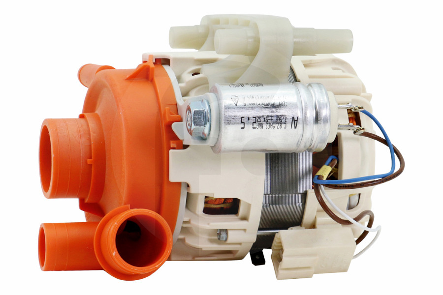 Smeg Lavavajillas Smeg Bomba de circulación (bomba de lavado) incl. carcasa de la bomba controlador de nivel (controlador de nivel de agua) Nidec 206731180 100W 50Hz Lavavajillas 690072402