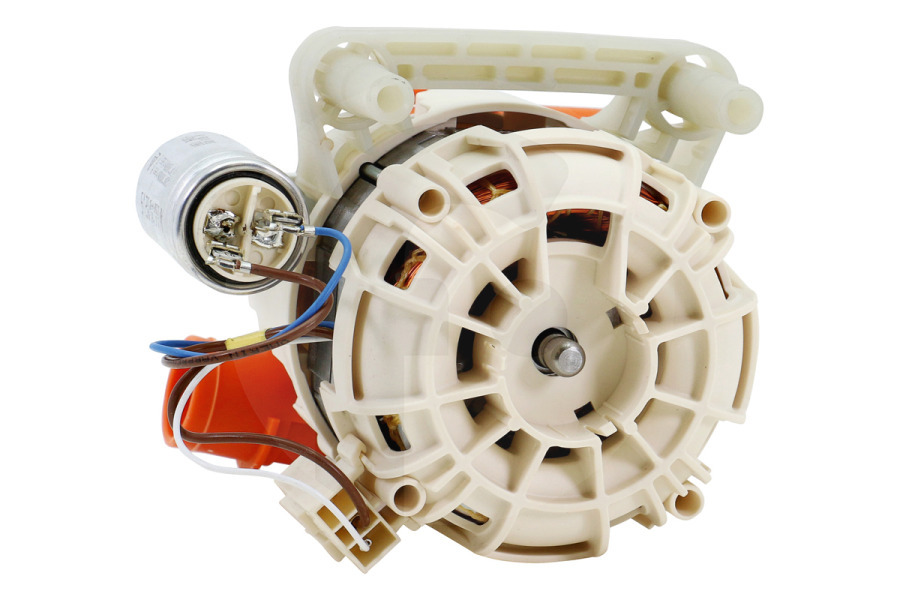 Smeg Lavavajillas Smeg Bomba de circulación (bomba de lavado) incl. carcasa de la bomba controlador de nivel (controlador de nivel de agua) Nidec 206731180 100W 50Hz Lavavajillas 690072402