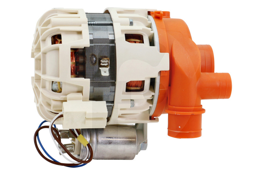Smeg Lavavajillas Smeg Bomba de circulación (bomba de lavado) incl. carcasa de la bomba controlador de nivel (controlador de nivel de agua) Nidec 206731180 100W 50Hz Lavavajillas 690072402
