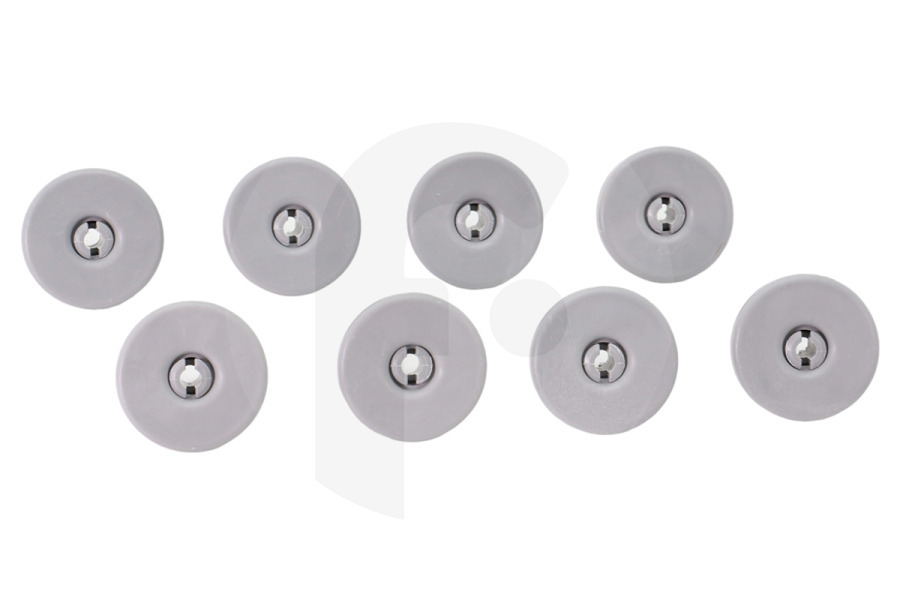 AEG Lavavajillas Fiyo Ruedas Lavavajillas entre otros Aeg, Electrolux, Zanussi Cesta inferior 8 Piezas 50286965004 adecuado para entre otros ZDF311, FDF322, ESF64011, ZDT111