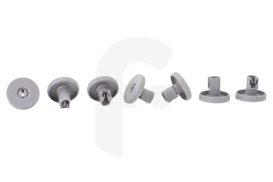 AEG Lavavajillas Rodillo adecuado para AEG Juego de cesta inferior, 8 piezas, 40 mm