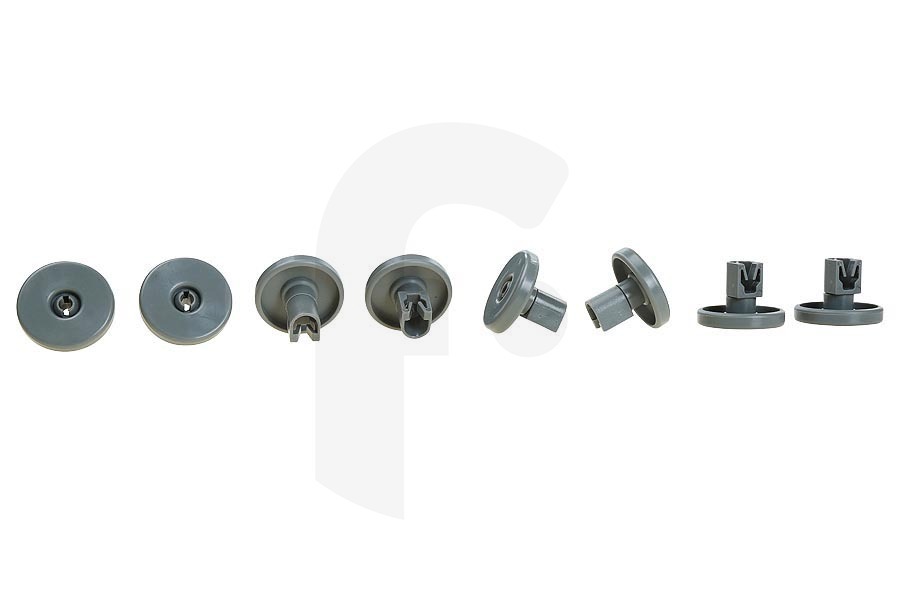 Leonard Lavavajillas Fiyo Ruedas Lavavajillas entre otros Aeg, Electrolux, Zanussi Cesta inferior 8 Piezas 50286965004 apto para entre otros ZDF311, FDF322, ESF64011, ZDT111