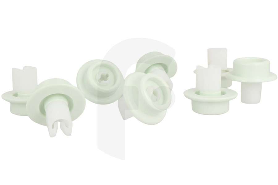 AEG Lavavajillas Ruedas Lavavajillas entre otros Aeg, Electrolux, Zanussi Cesta inferior 8 Piezas 50279059005 adecuado para entre otros IT5614,
