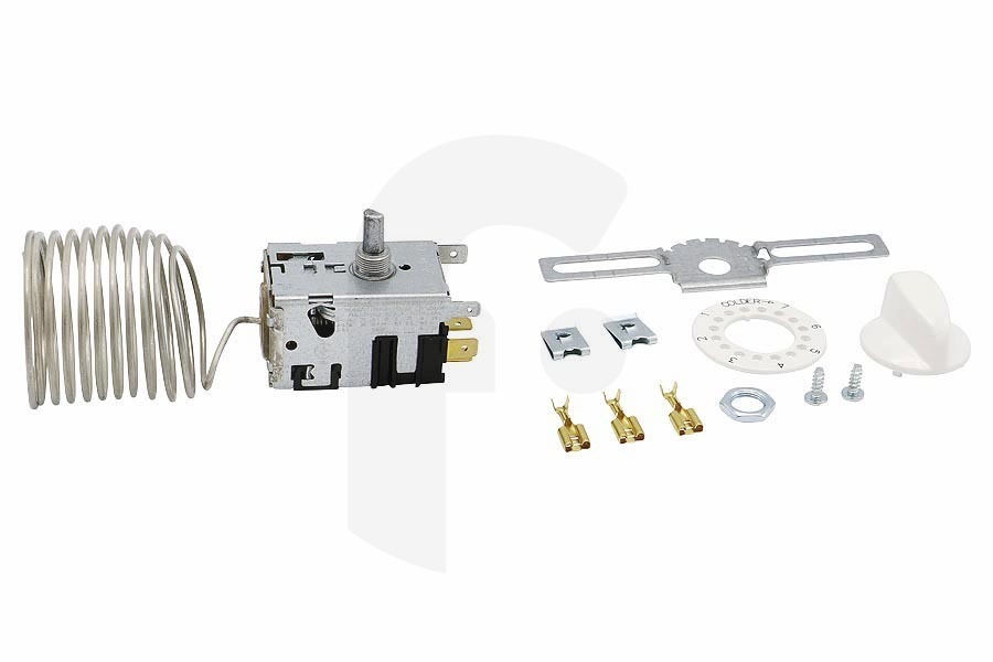 Danfoss Dubbeldeurs*** 3k. Congelador Termostato No. 3 Danfoss descongelación automática frigorífico 077B7003 apto para entre otros 3,5 W -11 -27 K 1600