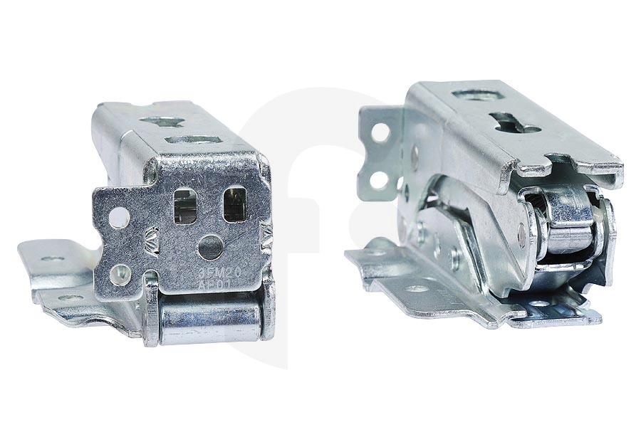 Küppersbusch Frigorífico Bisagras (bisagras para puerta) juego para puerta de frigorífico para AEG, Electrolux y otros frigorífico 4055504197