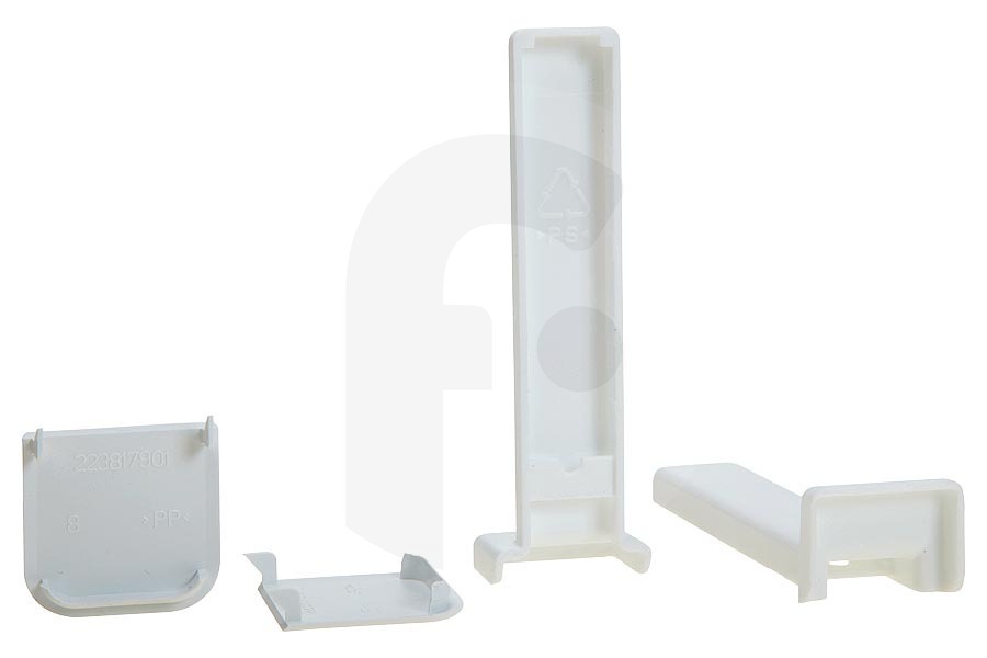 Zanussi Congelador Juego de guías de puerta (montaje en puerta) Frigorífico / Congelador 2367192412