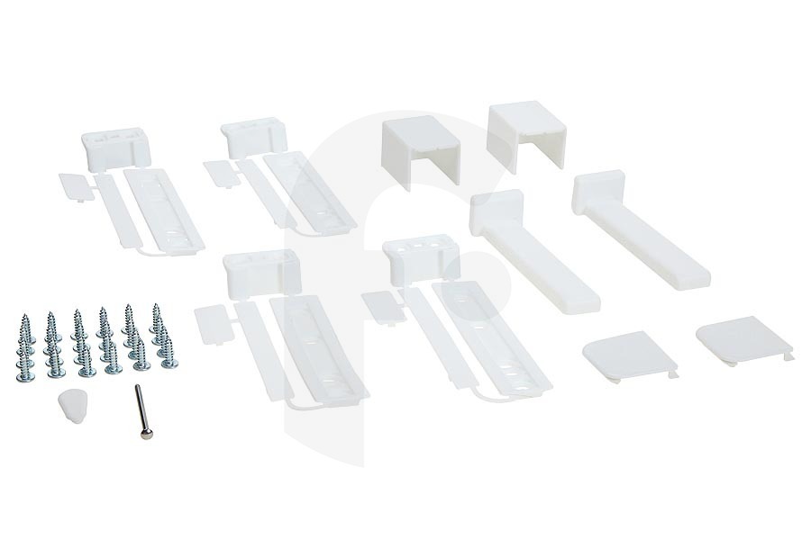 Zanussi 140046408146 Congelador Juego de guías de puerta (montaje en puerta) Frigorífico / Congelador 2367192412 apto para entre otros SCS51600, SCN71800, FI2213