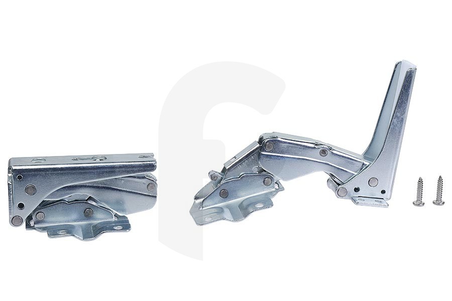 Constructa Frigorífico Bisagra alternativa (bisagra de la puerta) juego de 2 para Bosch, Siemens y otros frigorífico, congelador 481147, 00481147 adecuado para entre otros GIL 1044002, KI32C40I