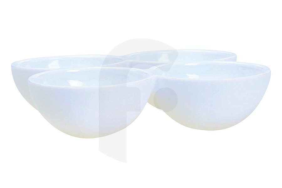 Constructa Frigorífico Huevera para 4 huevos Frigorífico para entre otros Bosch, Siemens 93 x 93 mm Blanco 00635924