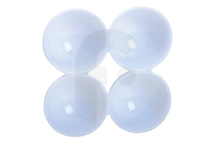 Constructa Frigorífico Huevera para 4 huevos Frigorífico para entre otros Bosch, Siemens 93 x 93 mm Blanco 00635924