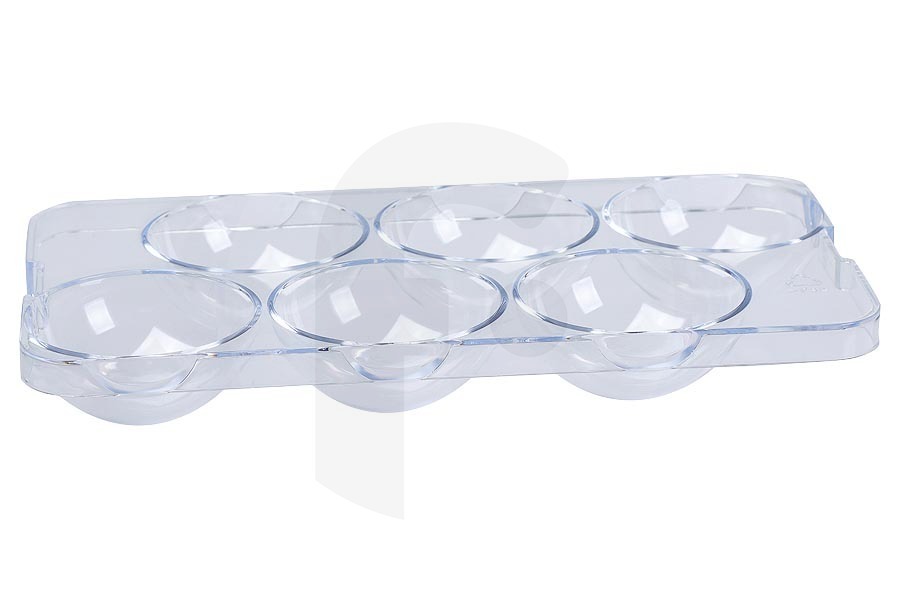 Constructa Frigorífico Huevera de 6 compartimentos transparente para Bosch, Siemens y otros frigorífico y congelador combinado 649479, 00649479 adecuado para entre otros KG36VVW31, KIS87AD30, KI42LAD40