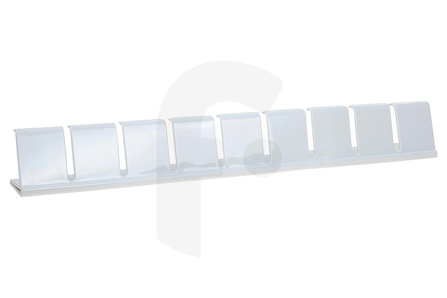 Constructa 791396, 00791396 Frigorífico Aletas De Soporte De Botellas (Estante botellas) Frigorífico para entre otros Bosch, Siemens 308 x 38 x 35 mm Blanco adecuado para entre otros KG57NAW25N, KG36EDL40