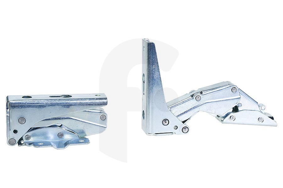 Fagor 41703 Frigorífico Bisagra (bisagra de puerta) de la puerta 2 piezas para Atag y otros frigorífico y congelador combinado 608770, 00608770 adecuado para entre otros KD6122, KD6178