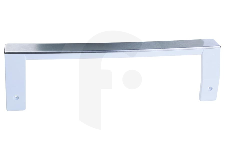 Altus Frigorífico Beko tirador de la puerta (manija) blanco / aluminio 326x45x90mm Frigorífico / Congelador 5907610100 apto para entre otros RFNE270K31W, RCSA330K21W, RCSA400K31W