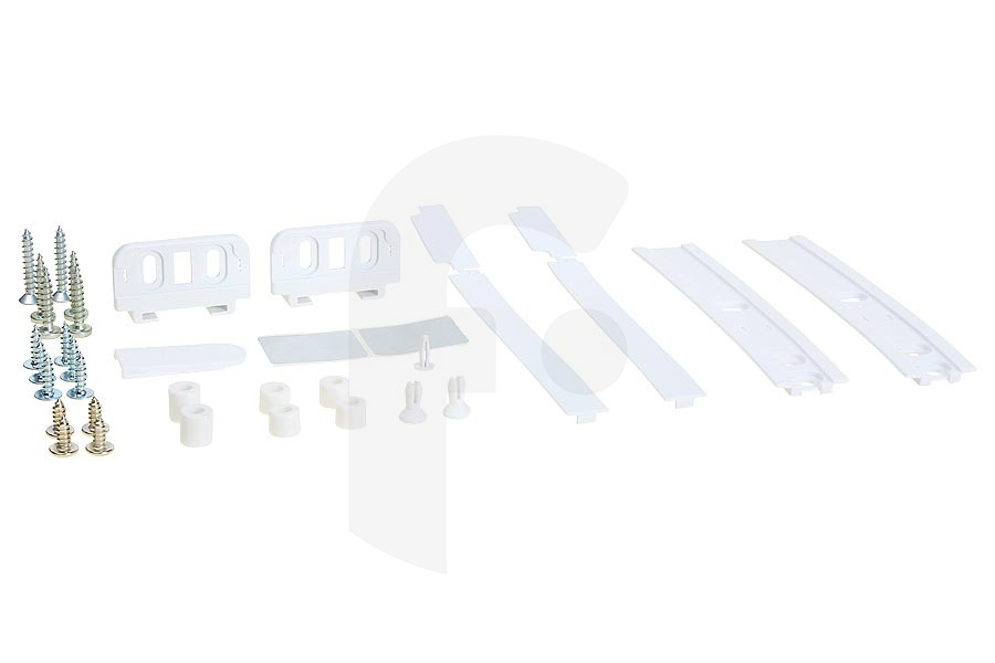 Whirlpool Frigorífico Riel guía (blanco) para Whirlpool y otros frigorífico 481231028208 adecuado para entre otros ART471R, ARG450R, ART465