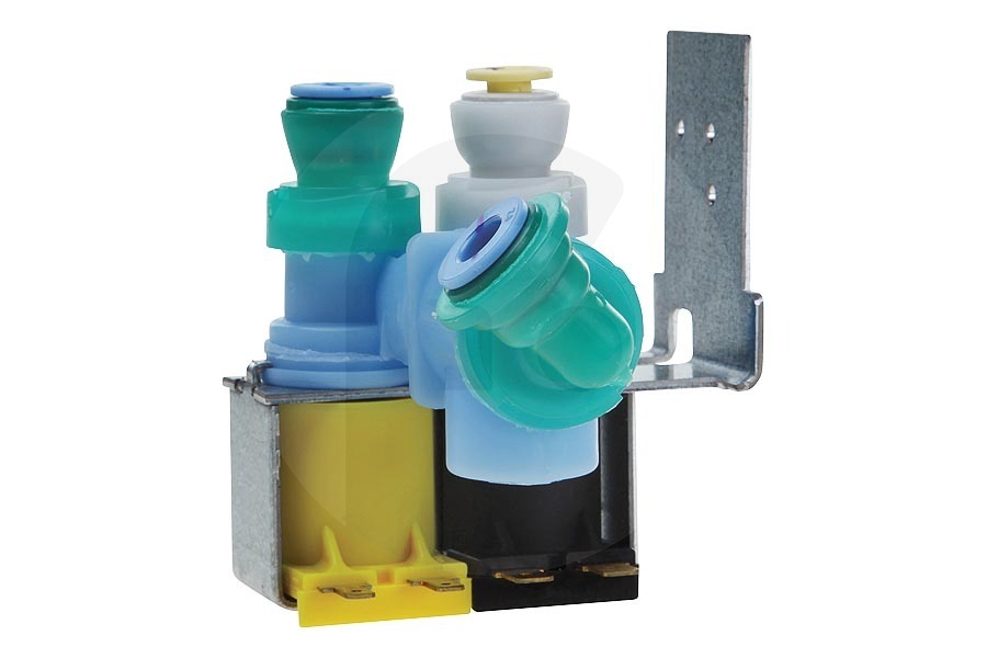 Whirlpool Frigorífico Válvula de Entrada (doble, en ángulo) frigorífico 481201225743 frigorífico 481201225743 apto para entre otros GC2227, GC2225