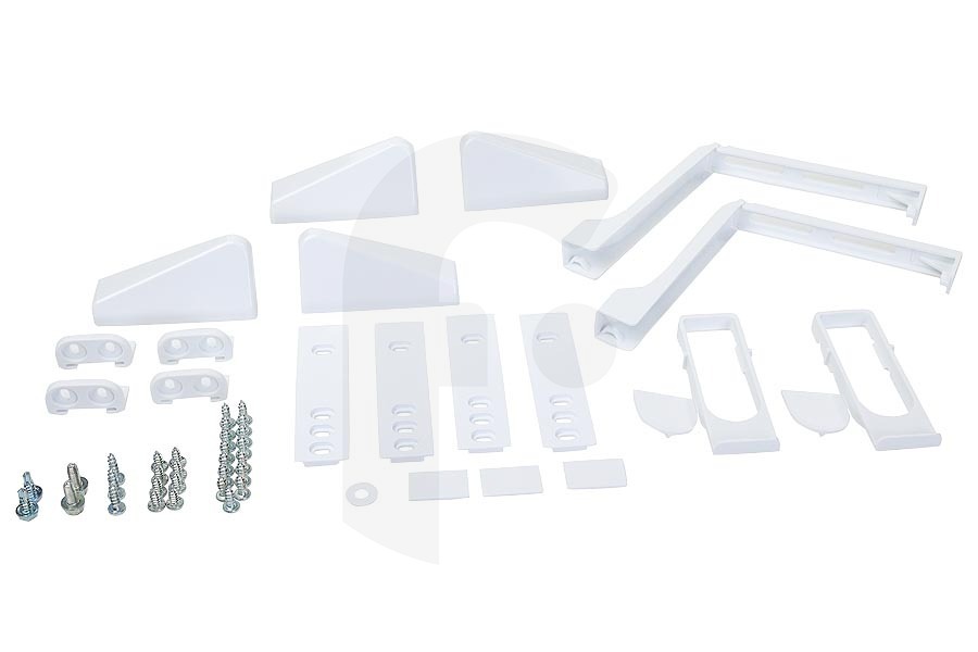 Pelgrim 714352 Frigorífico Kit de fijación puerta con puerta para Pelgrim y otros frigorífico y congelador combinado 36416 adecuado para entre otros PCS4178L