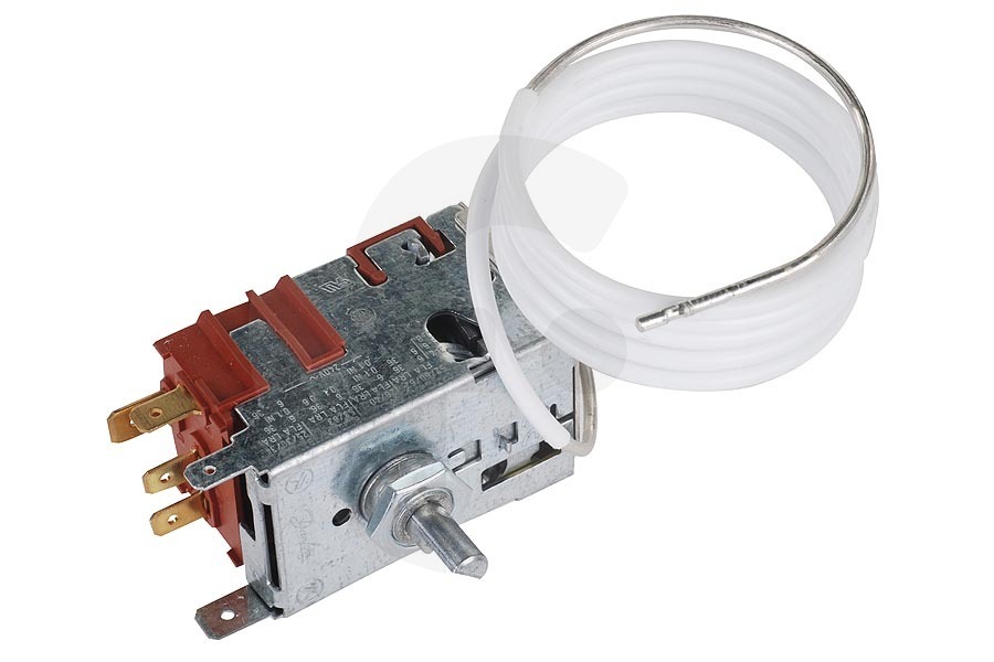Husqvarna Congelador Termostato (K 59-H 2840) frigorífico 2425021272 apto para entre otros ao Frigidaire FV1241C Danfoss 077B5223