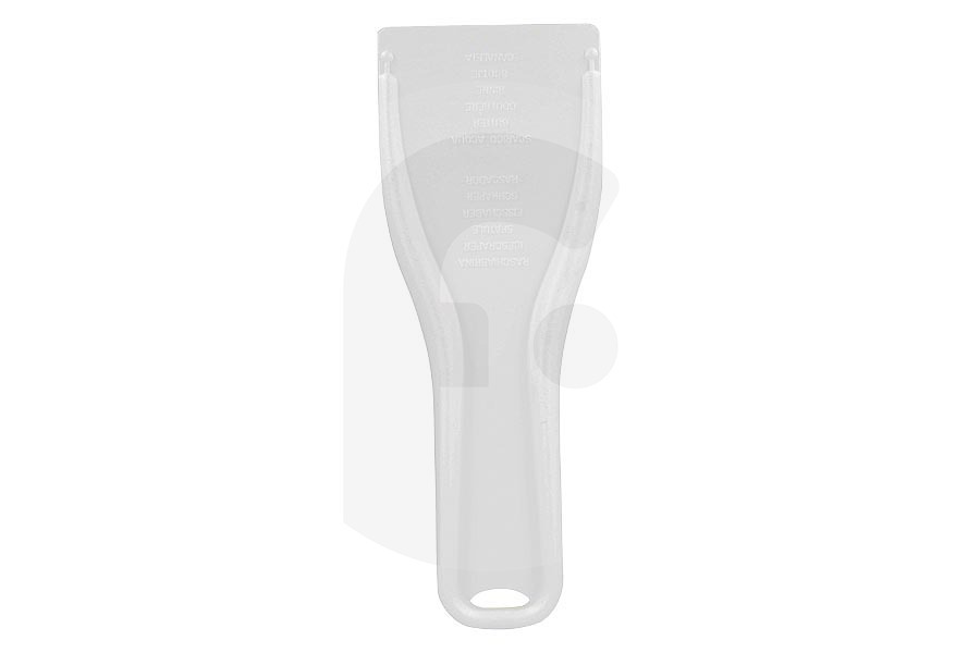 Zanussi Congelador Raspador de hielo blanco para Zanussi y otros frigorífico, congelador 2231078029 apto para entre otros uso universal