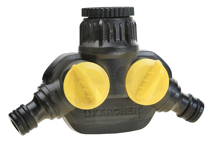 Karcher 26451990  Kärcher Conector para grifo 2 vias accesorios jardín 2.645-199.0 apto para entre otros uso universal