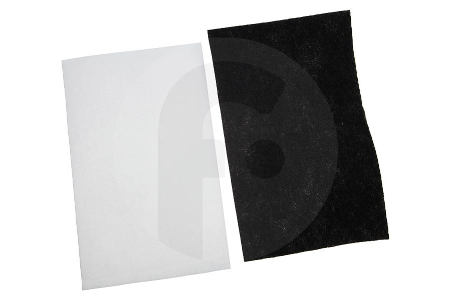 Easyfiks Set de filtros universales con filtro de motor y microfiltro (filtro de escape) 125 x 200 mm puede ser cortado a la medida aspiradora  apto para entre otros varios modelos