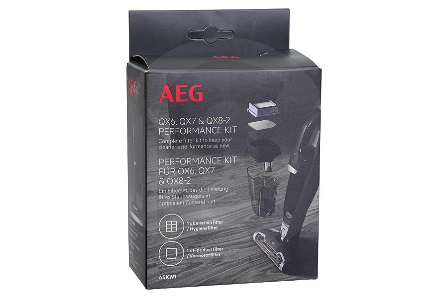 AEG Aspiradora Kit filtro juego de 2 para AEG, Electrolux y otros aspiradora inalámbrica 9009232753, ASKW1
