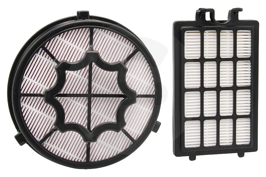 Zanussi Aspiradora AEG AEF112 Juego de filtros 9001680249 Aspirador apto para entre otros AE78, LX5, Cyclonclean