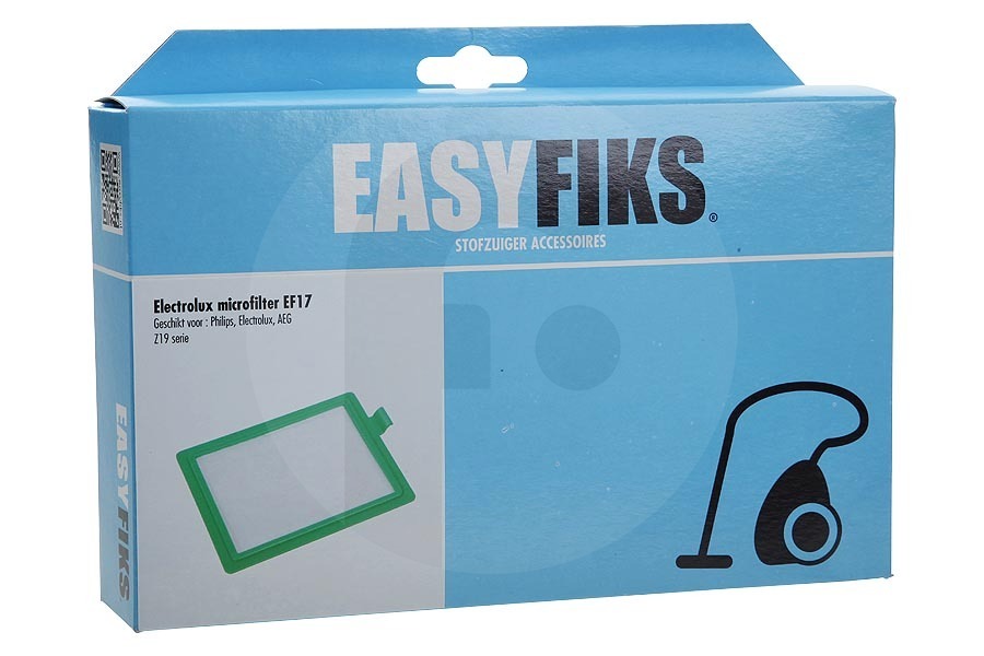 Philips Aspiradora Microfiltro (filtro, filtro de escape) EF17 incl. soporte, verde 120x10x162mm aspiradora 9092880526