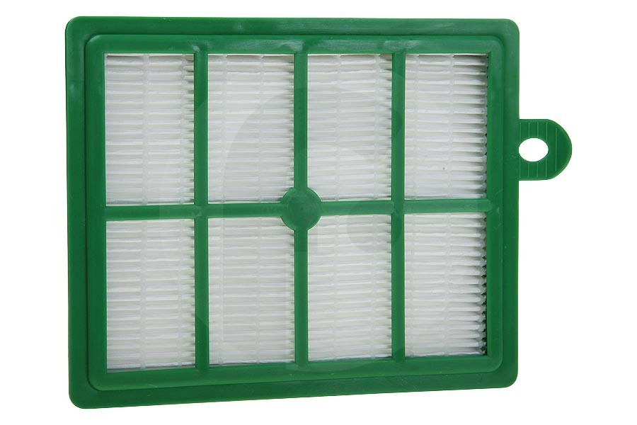 Easyfiks Easyfiks filtro hepa (filtro antialérgico) con marco (soporte) verde aspiradora 432200492990 adecuado para entre otros FC9106