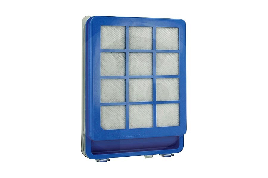 Philips Philips filtro HEPA (filtro antialérgico) con marco (soporte) azul para aspiradora 432200901131 apto para entre otros FC9920, FC9921, FC9922