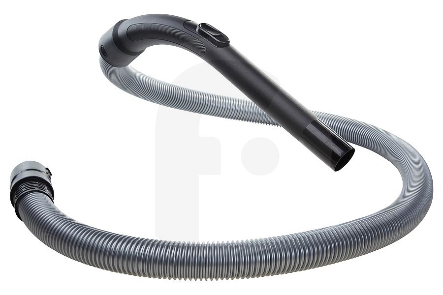 Philips Aspiradora Philips manguera de aspiradora (tubo flexible) completa ⌀ 35mm con empuñadura de pistola (mango) y pieza de conexión (prensaestopas) plata negro aspiradora 432200425021 adecuado para entre otros FC8631, FC8470, FC8474, FC8633 / 01, FC8633 / 61