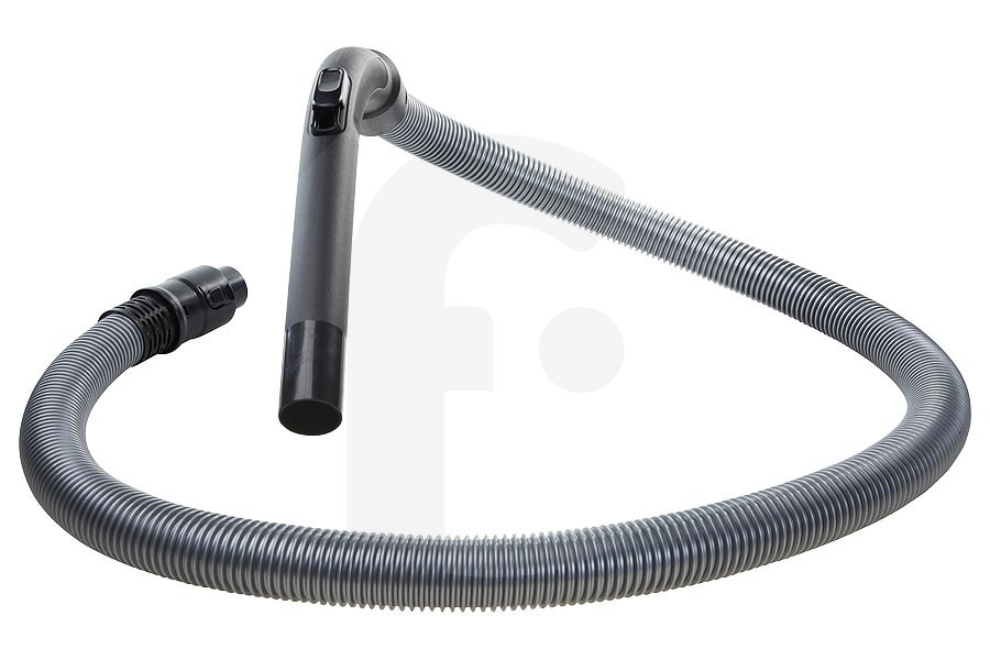 Philips Aspiradora Philips manguera de aspiradora (tubo flexible) completa ⌀ 35mm con empuñadura de pistola (mango) y pieza de conexión (prensaestopas) plata negro aspiradora 432200425021